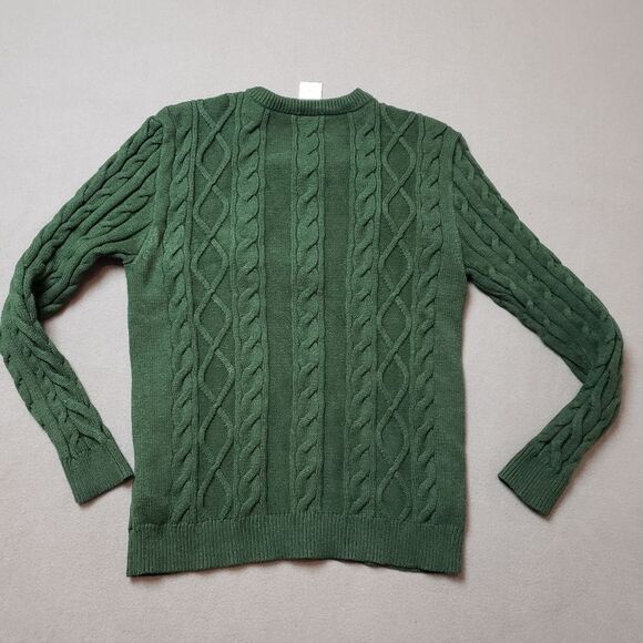 Toy Story Alien Sweater 👽 Disney Sweater Women's Size L Green Pixar cable knit - Picture 2 of 9